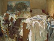 John Singer Sargent Artist in His Studio (mk18) painting